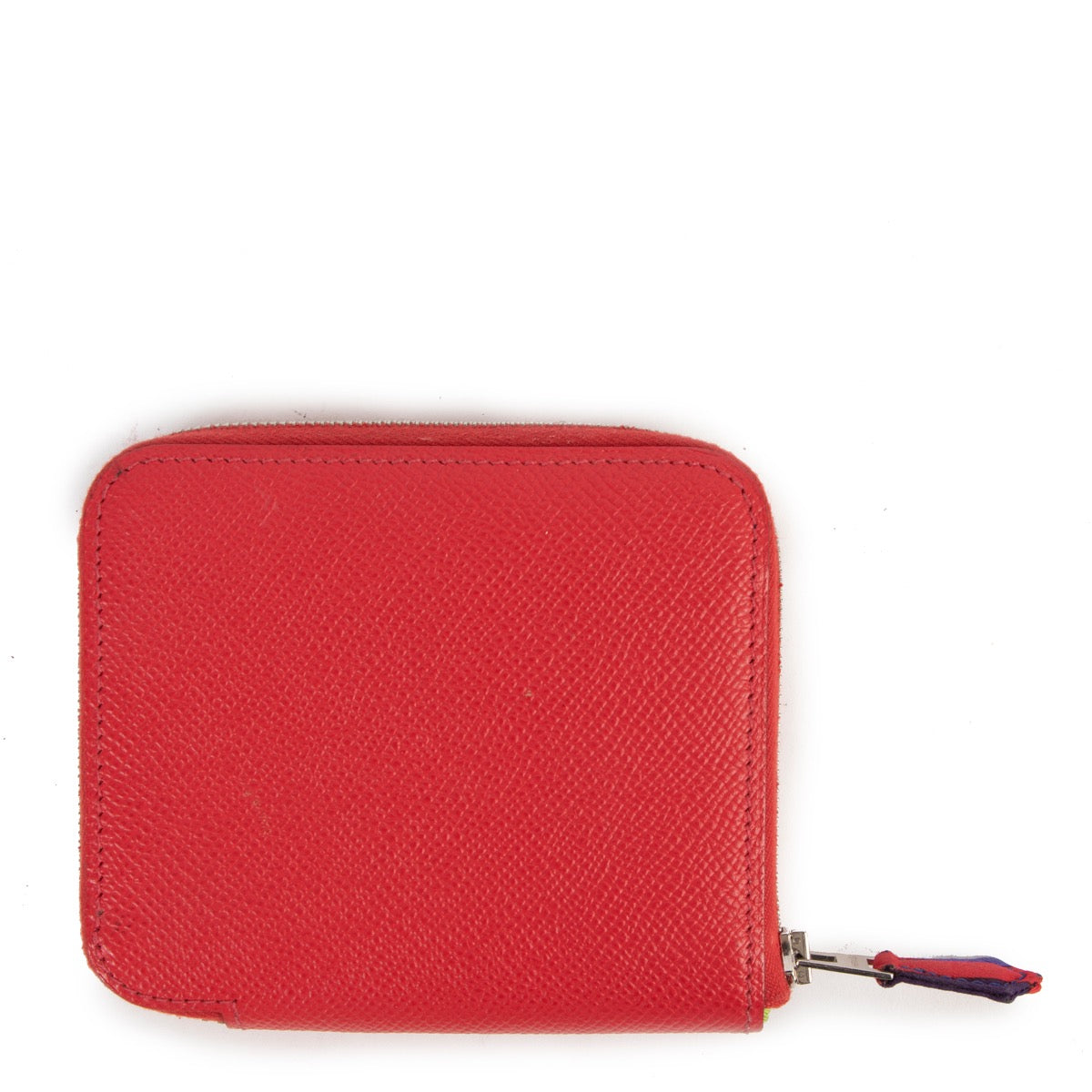 Authentic Second hand Hermès Rose Extreme Epsom Silk'In Compact Wallet at Labellov