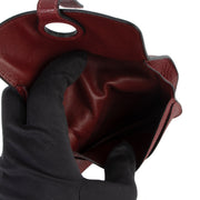 authentic second hand Hermès Dogon Rouge H Togo Card Holder at labellov.com