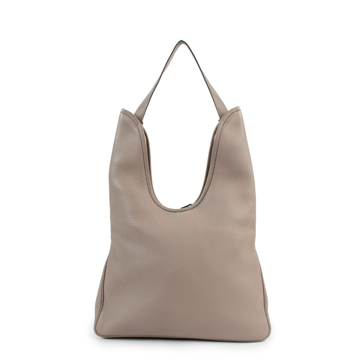 Hermès Massai PM Tourterelle Taurillon Clemence Shoulder Bag