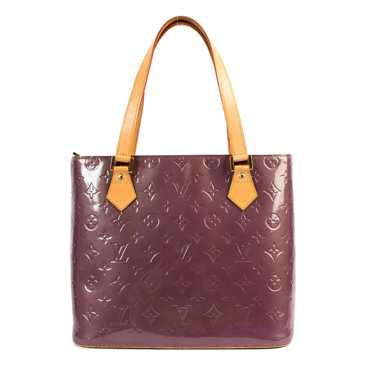Louis Vuitton Houston Purple Monogram Vernis Tote Bag