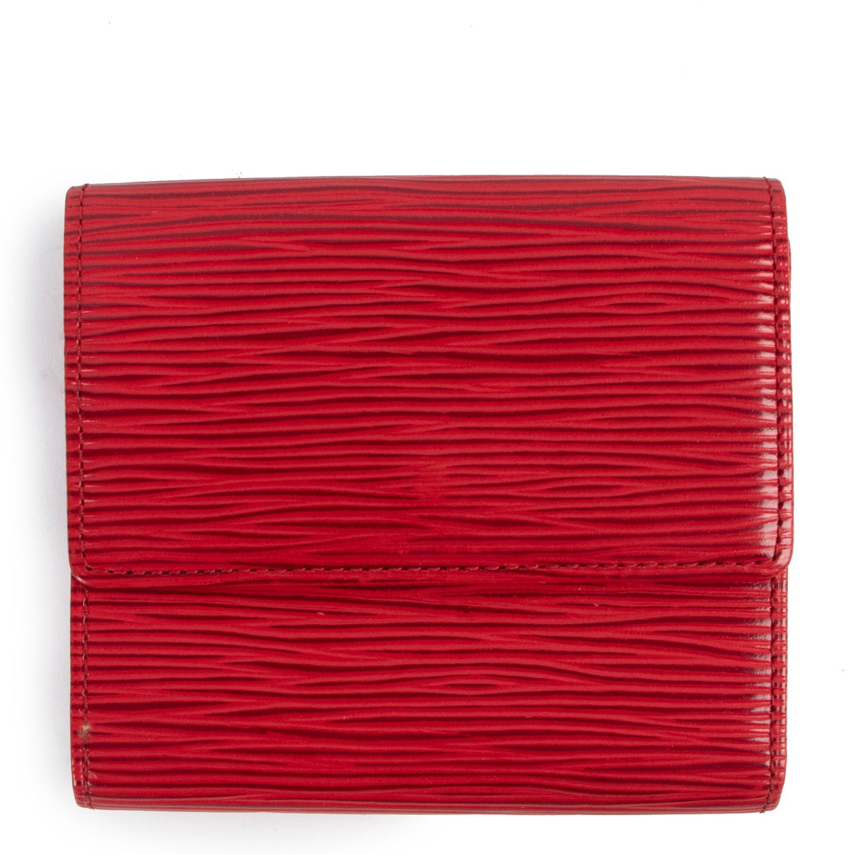 Shop safe online at Labellov in Antwerp this 100% authentic second hand Louis Vuitton Red Epi Leather Wallet