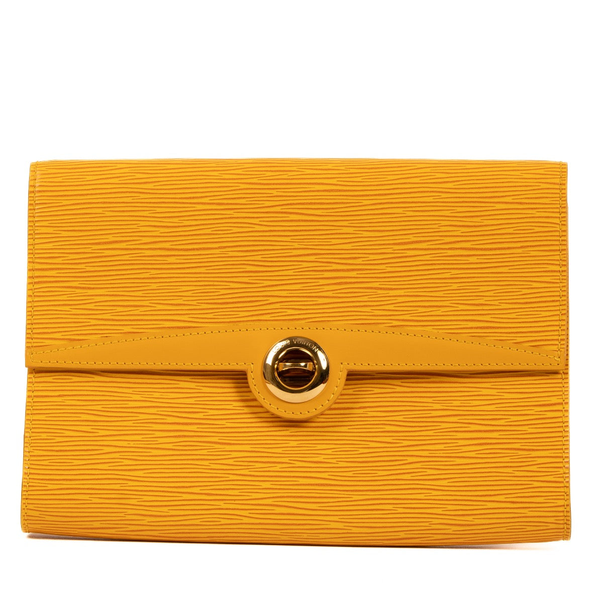 Shop 100% authentic second-hand Louis Vuitton Yellow Epi Leather Envelope Clutch on Labellov.com
