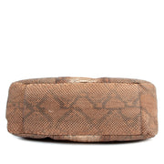 Buy authentic second hand Prada Brown Python Frame Satchel Bag in good condition at Labellov in Antwerp.