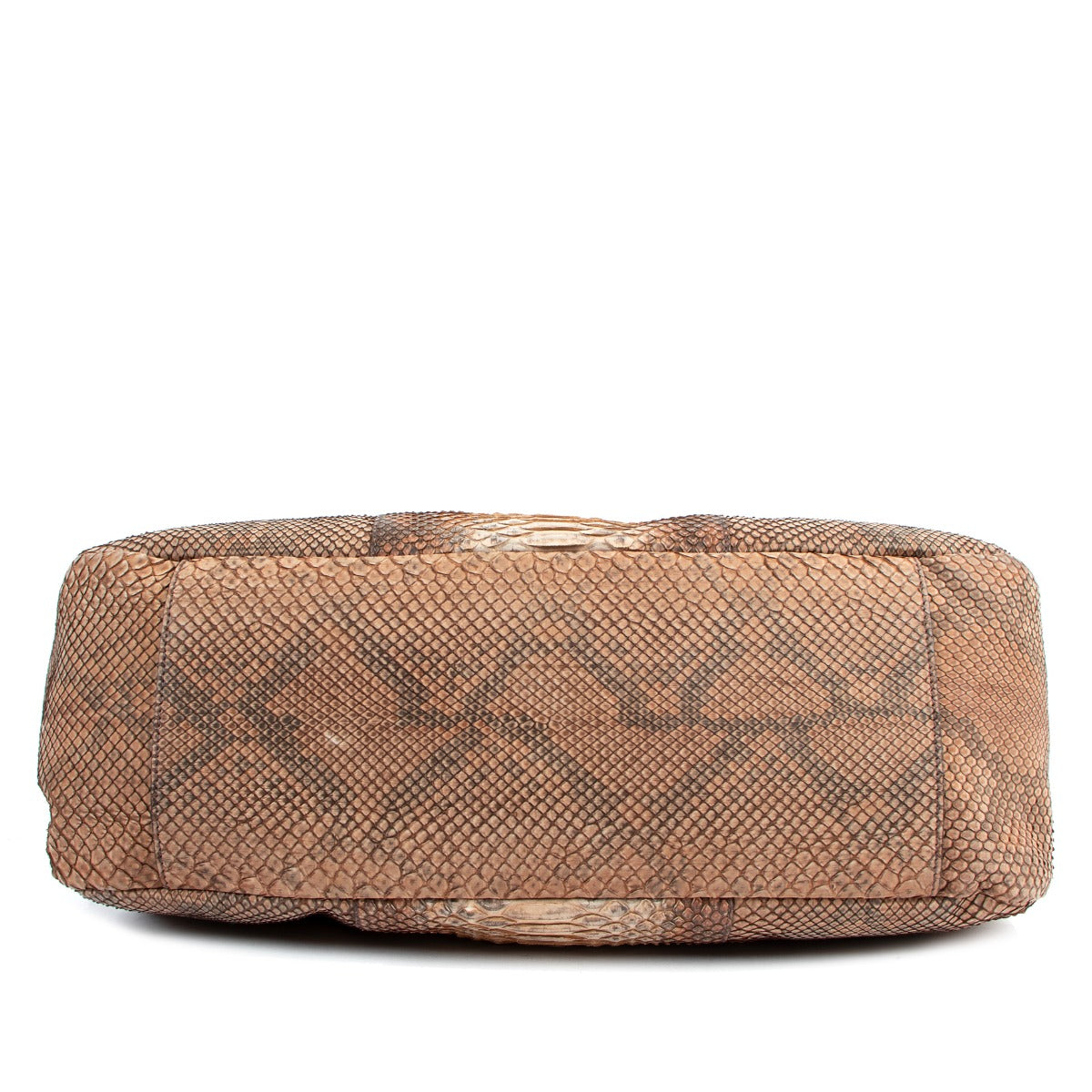 Buy authentic second hand Prada Brown Python Frame Satchel Bag in good condition at Labellov in Antwerp.