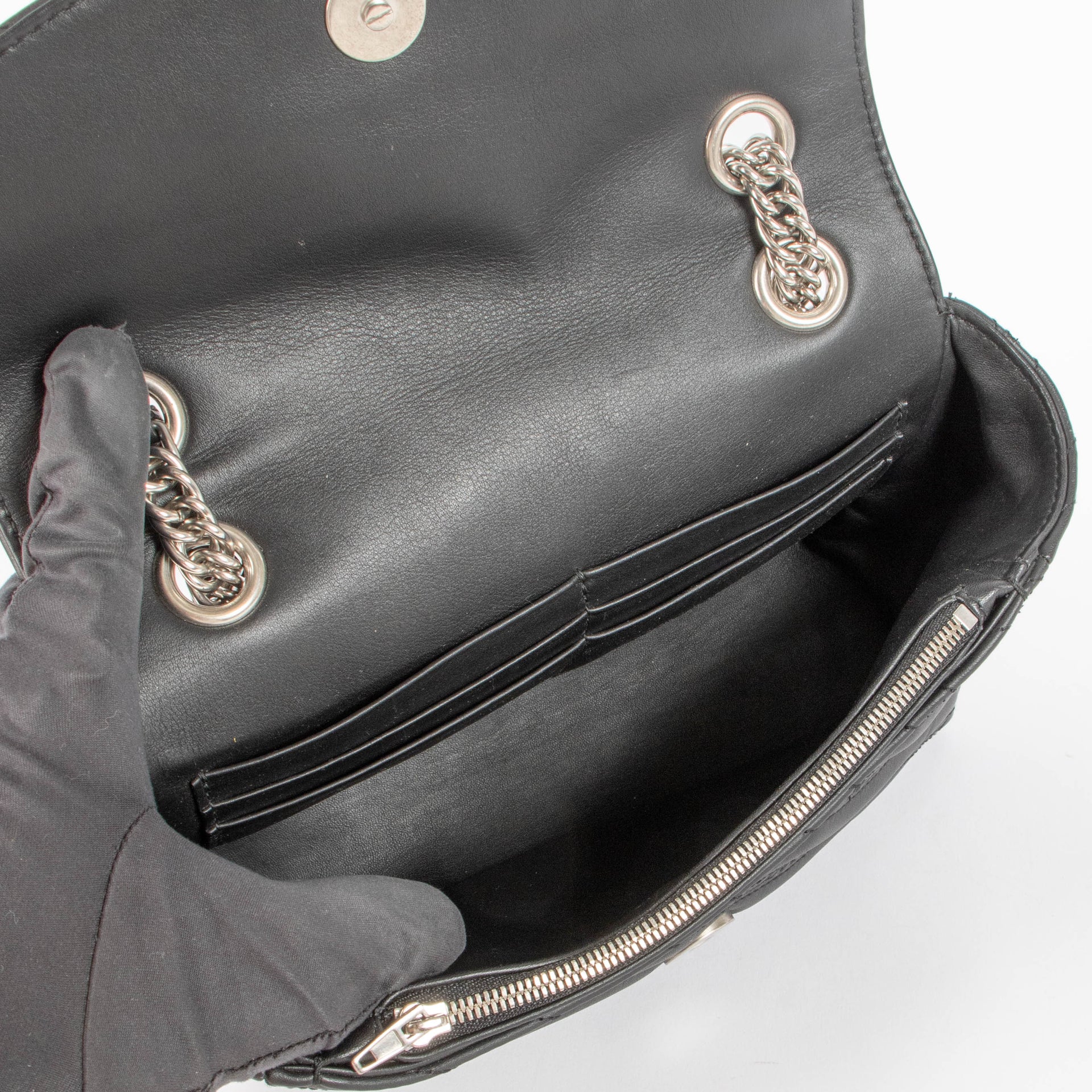 Balenciaga Black BB Round Small Chain Bag