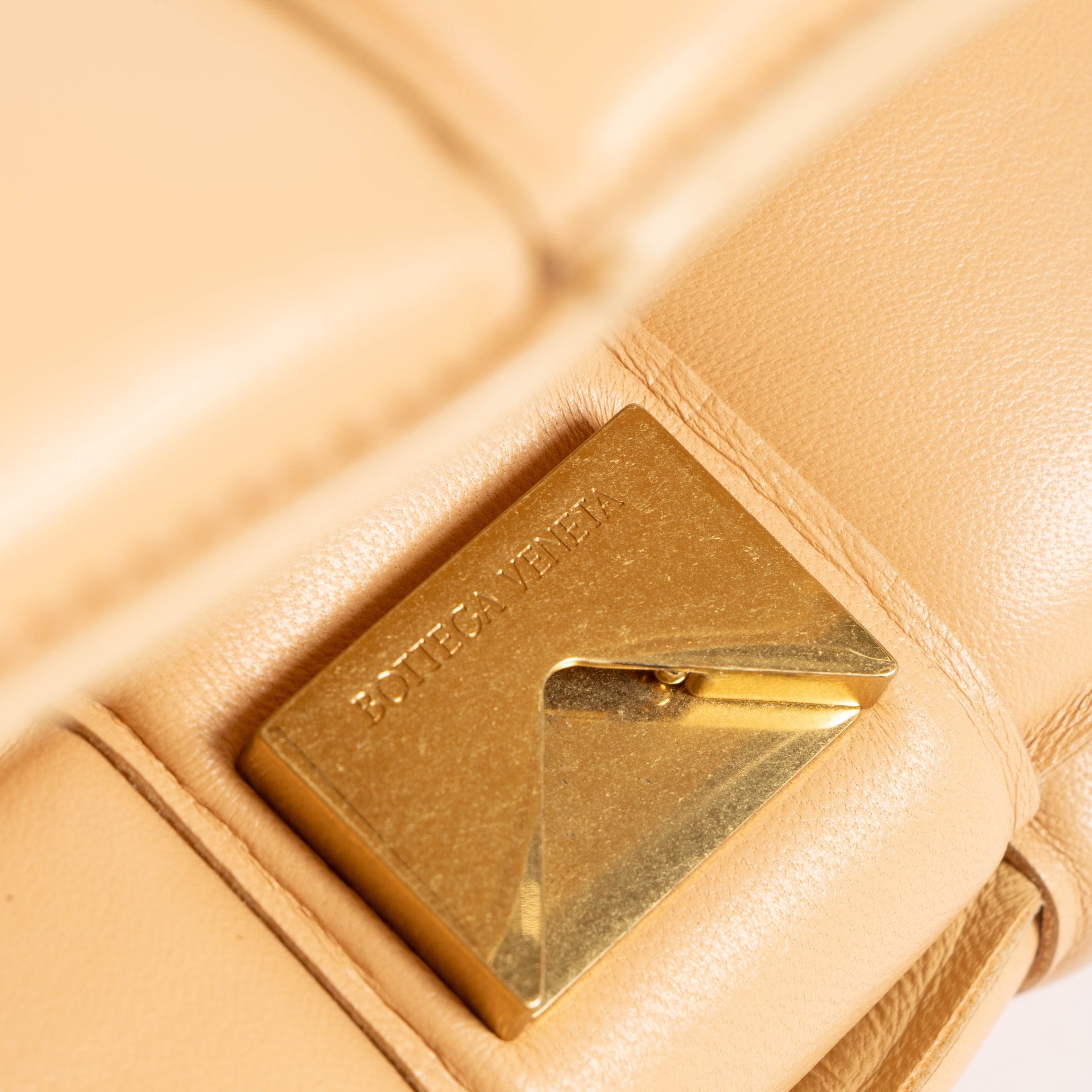Bottega Veneta Almond Padded Cassette Bag