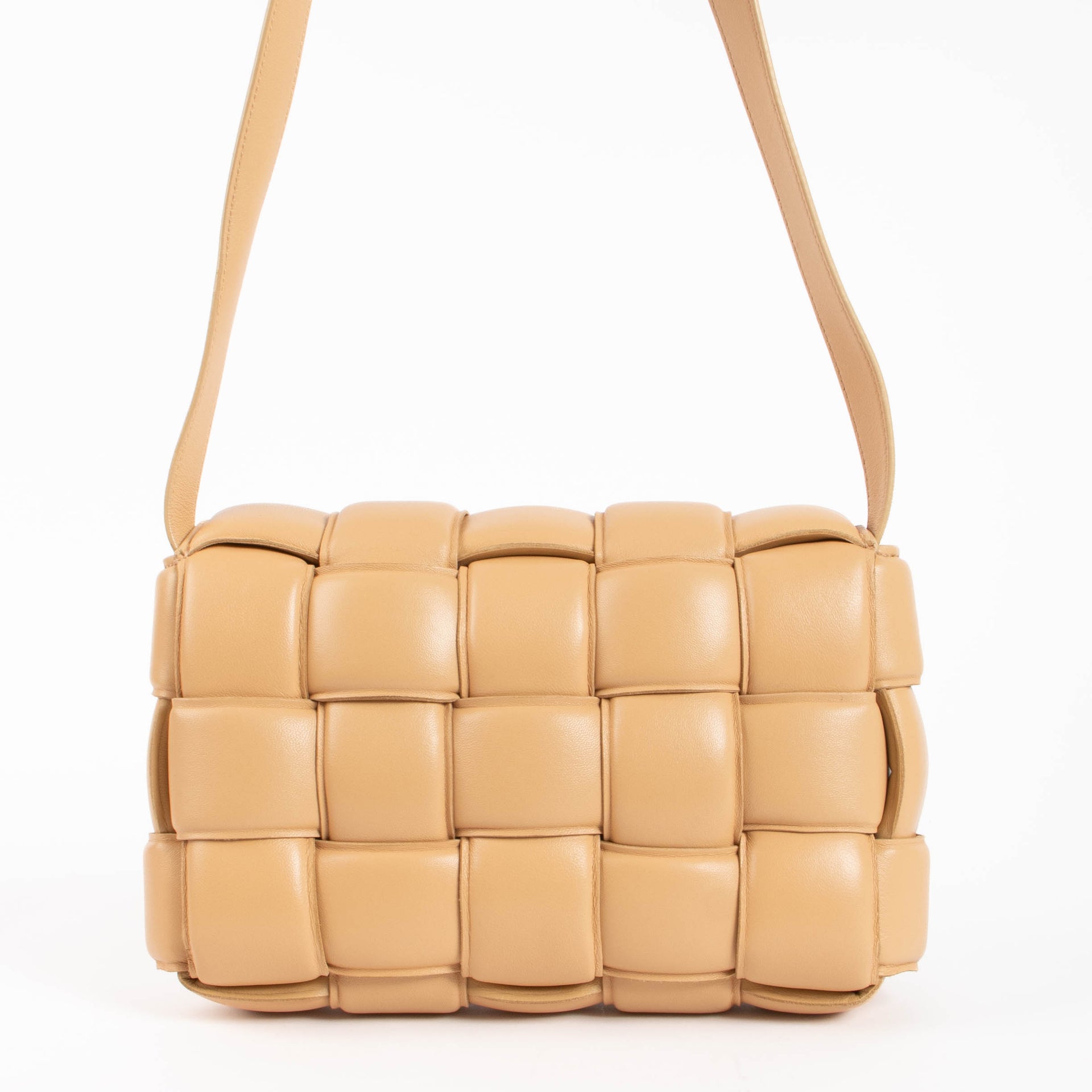 Bottega Veneta Almond Padded Cassette Bag