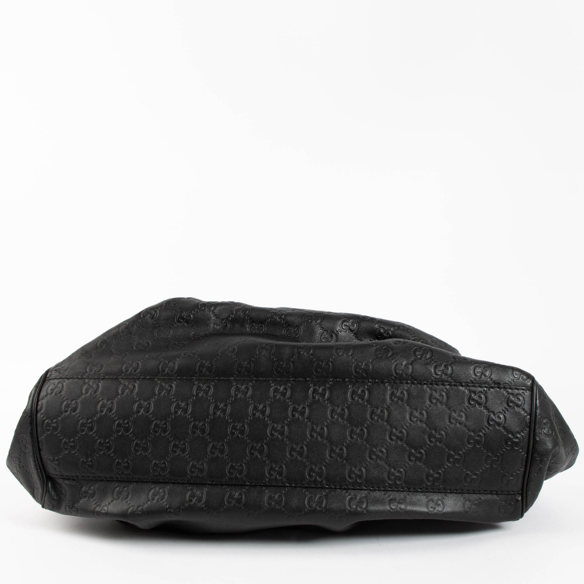 Gucci Black Guccissima Large Sukey Bag