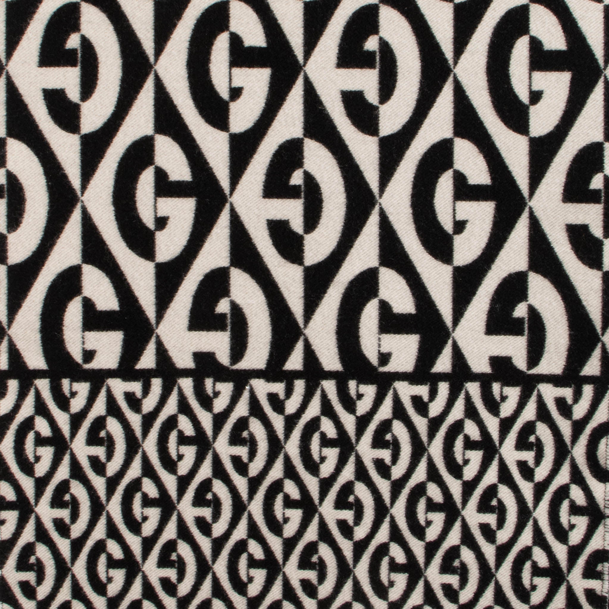 Gucci G Rhombus Jacquard Wool Scarf – Labellov