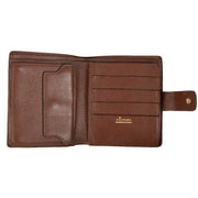 Shop 100% authentic second-hand Delvaux Brown Toile De Cuir Wallet on Labellov.com