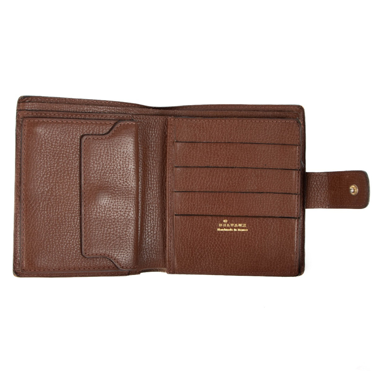 Shop 100% authentic second-hand Delvaux Brown Toile De Cuir Wallet on Labellov.com