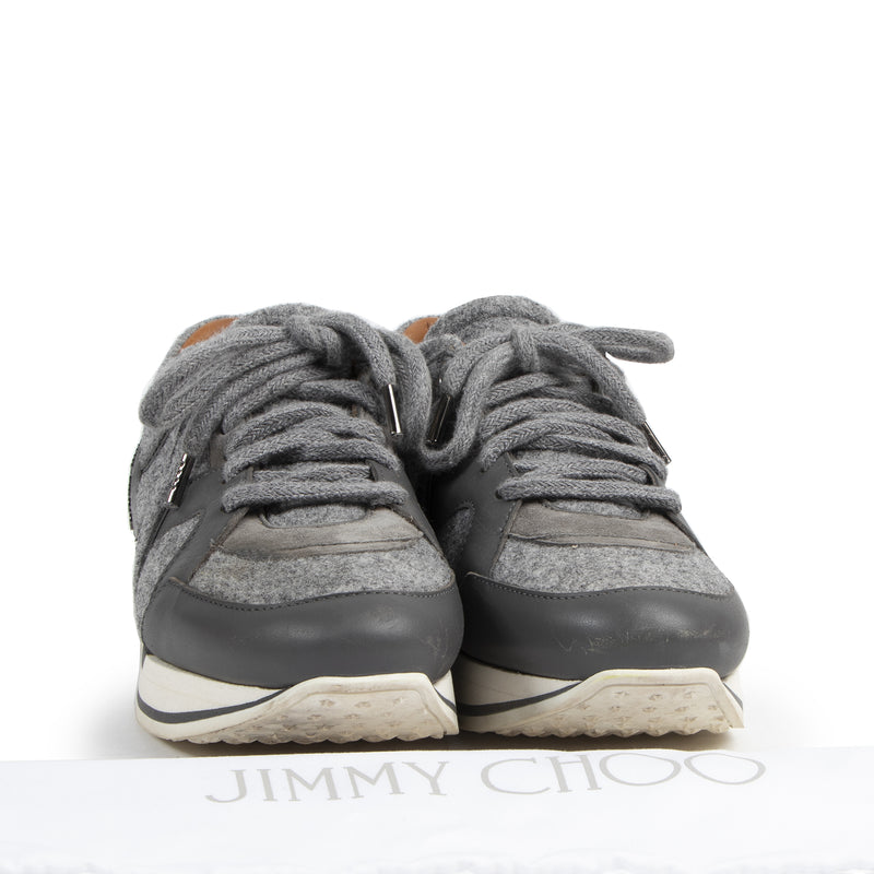 Authentic secondhand Jimmy Choo sneakers designer bags luxury vintage webshop fashion safe secure online shopping designer brands