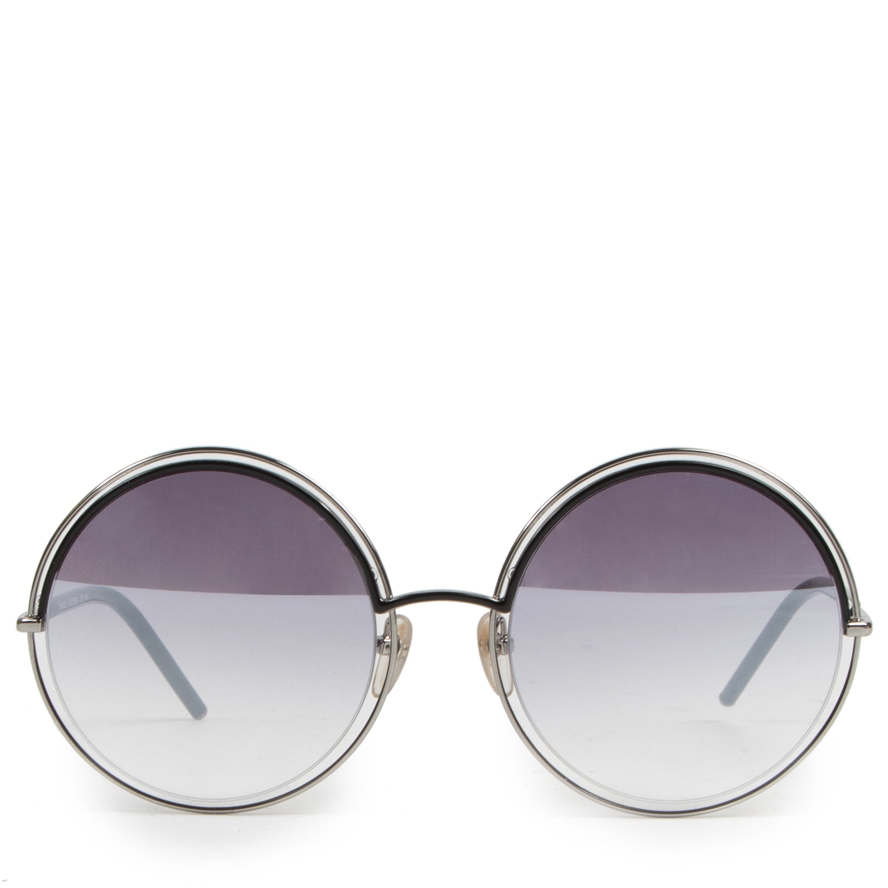 Authentieke Tweedehands Marc Jacobs Black Marc 11s Round Sunglasses juiste prijs veilig online shoppen luxe merken webshop winkelen Antwerpen België mode fashion