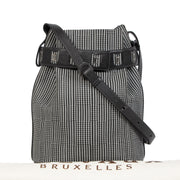 Authentic second-hand vintage Delvaux Calicot Toile De Cuir Bucket Bag buy online webshop LabelLOV