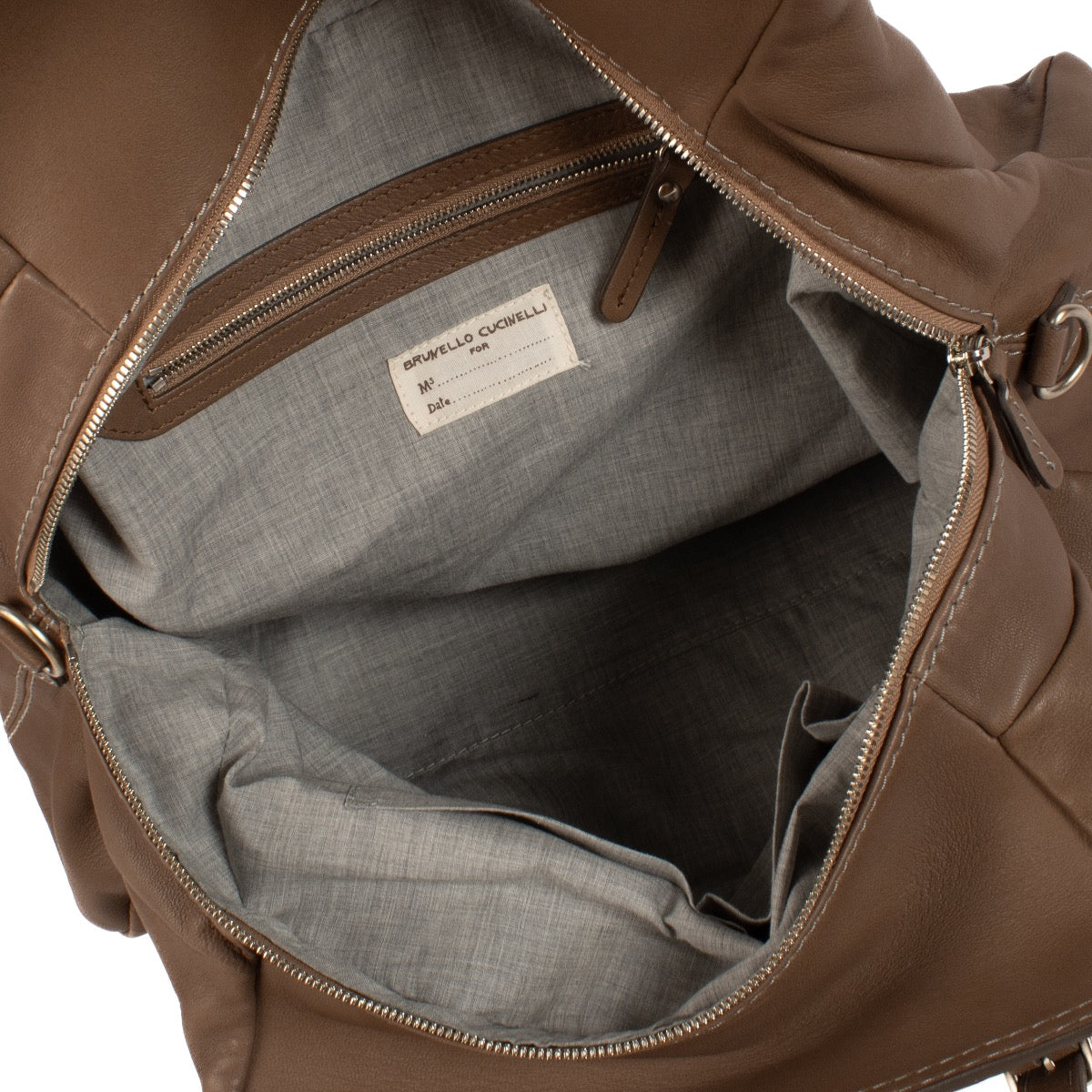 shop 100% authentic second hand Brunello Cucinelli Taupe Shoulder Bag on Labellov.com