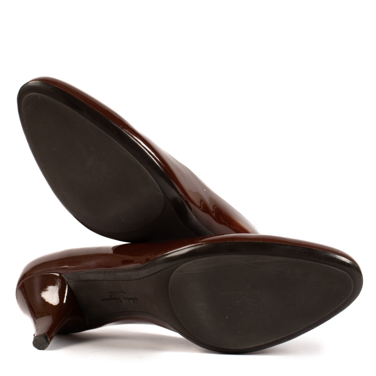 shop 100% authentic second hand Salvatore Ferragamo Red Patent Heels - Size 39 on Labellov.com
