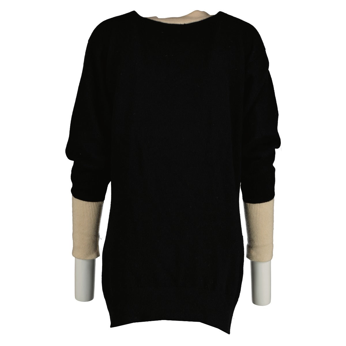 Chanel 1980s Black Cashmere Cardigan