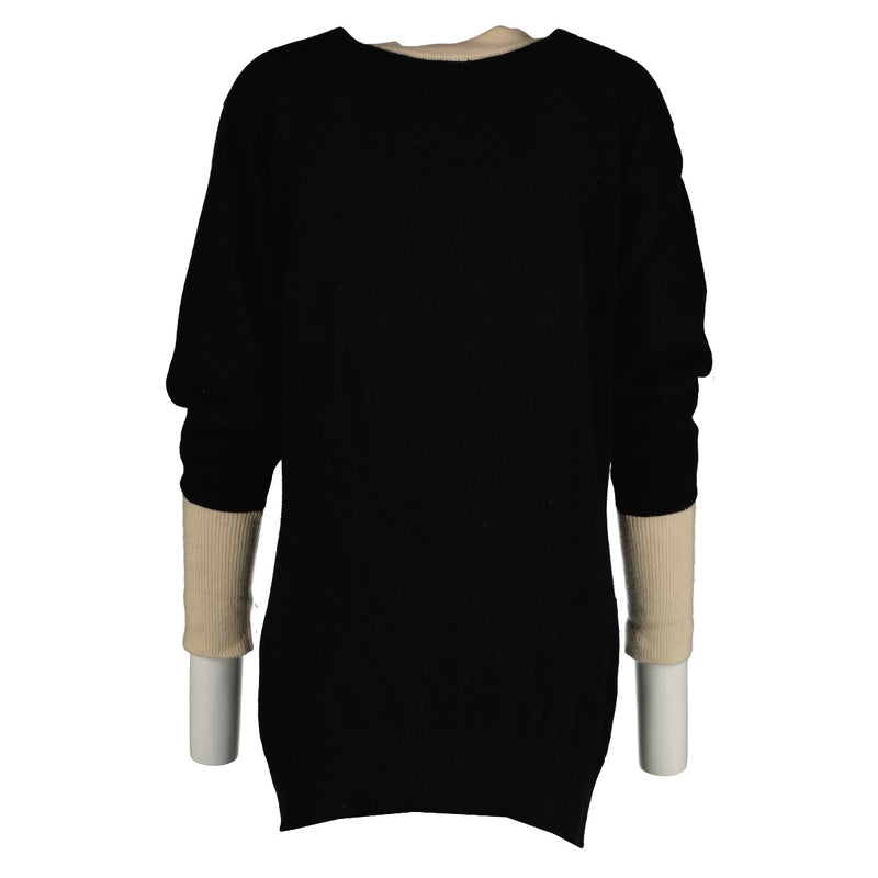 Chanel 1980s Black Cashmere Cardigan