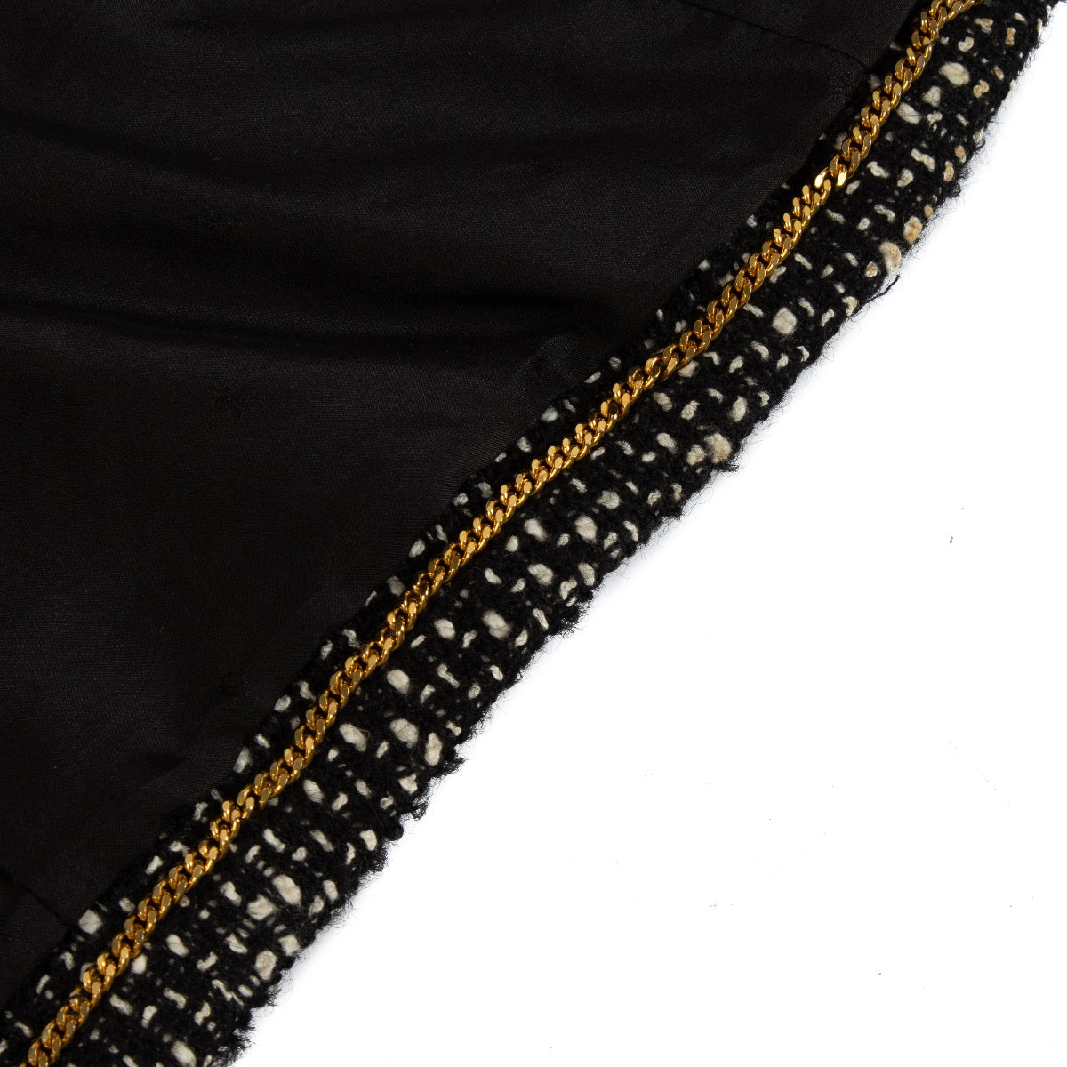 Buy authentic second hand Chanel Black and White Tweed Classic Jacket at Labellov.com