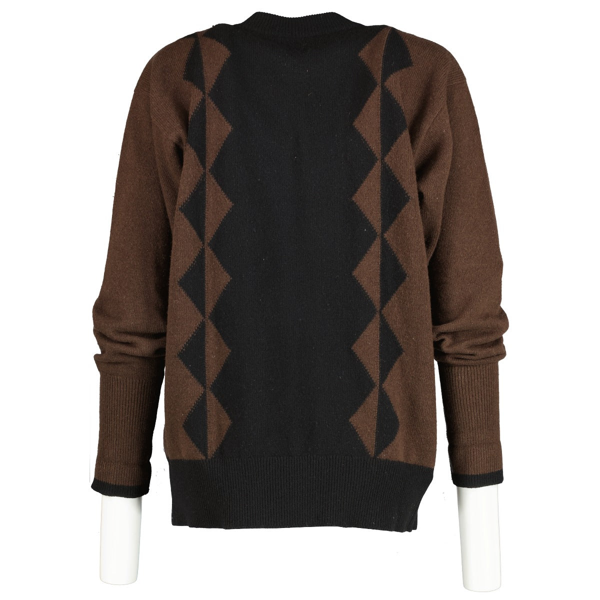 Chanel 1980s Brown/Black Cashmere Cardigan