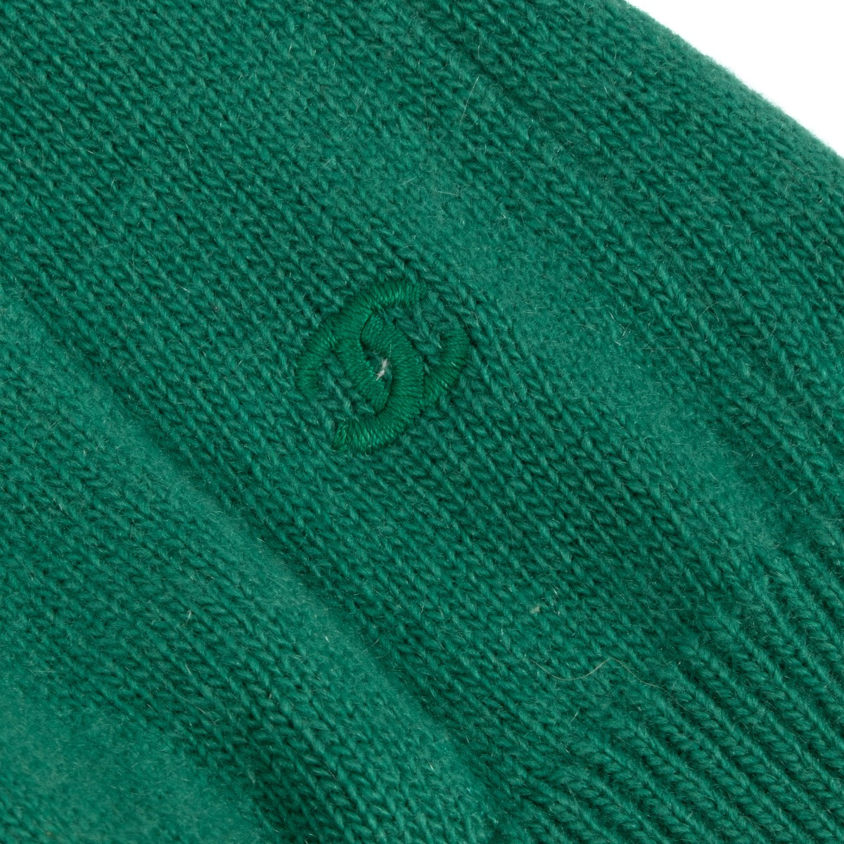 Chanel Green Cashmere Cardigan