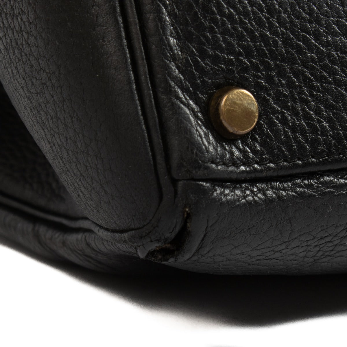 Hermès Vintage Kelly 40 Zwart Ardennen GHW