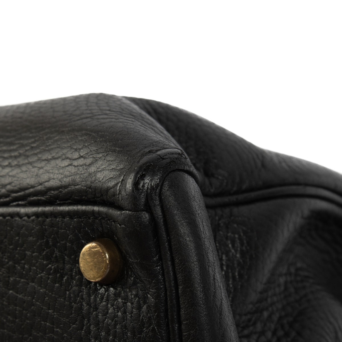 Hermès Vintage Kelly 40 Zwart Ardennen GHW