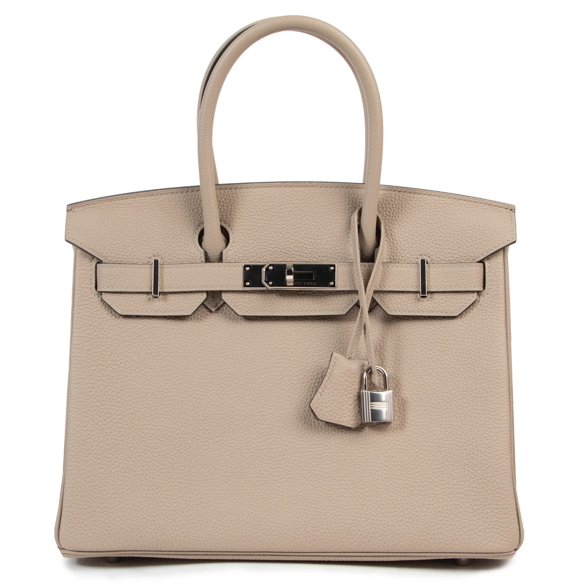 shop safe online secondhand hard to find Birkin 30 Gris Tourterelle