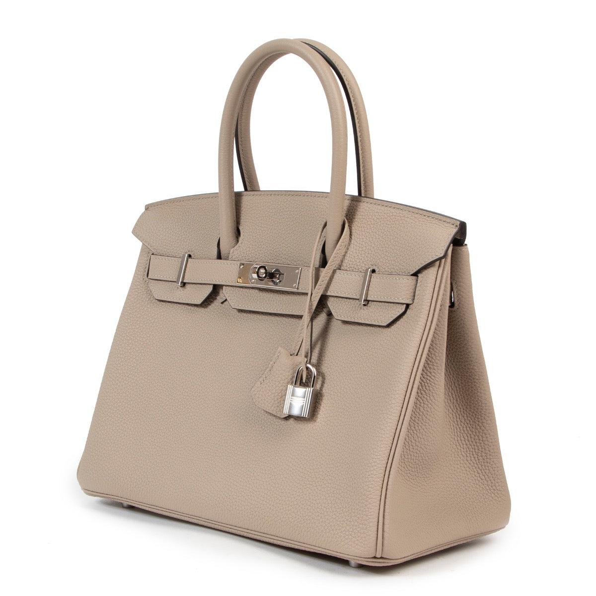 Hermès Birkin 30 Gris Tourterelle Togo PHW