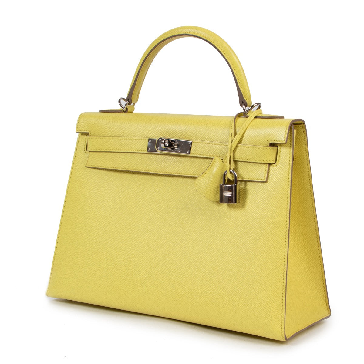 Hermès Kelly 32 Epsom Soufre Accastillage Palladié