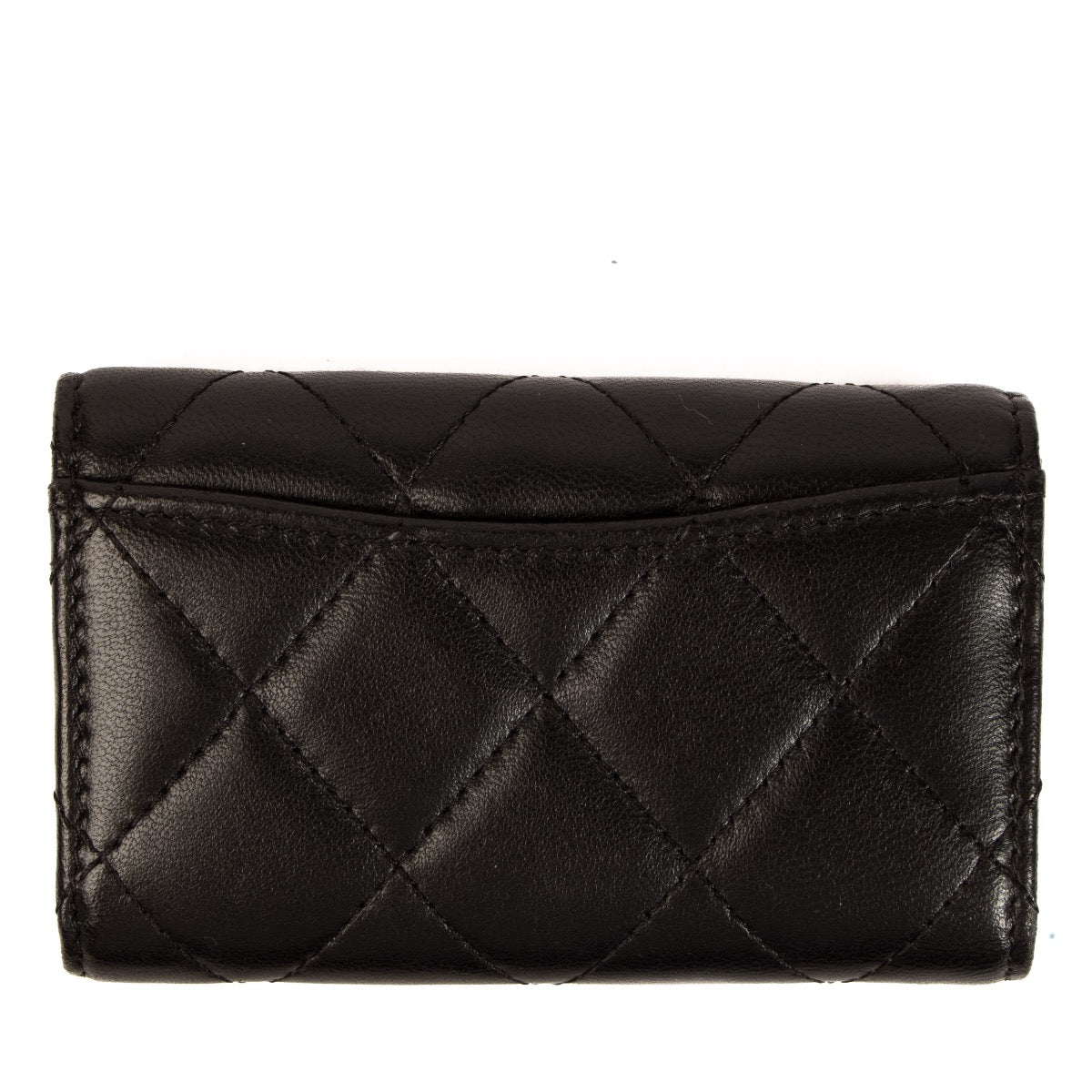 Shop 100% authentic second-hand Chanel Black Quilted 6 Key Holder on Labellov.com