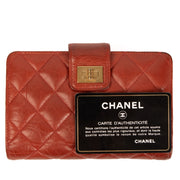 Shop 100% authentic second-hand Chanel Red Quilted 2.55 Wallet on Labellov.com