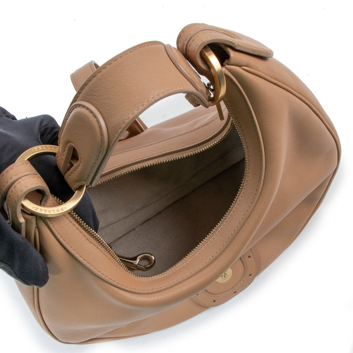 Delvaux Beige Camille XS Schoudertas
