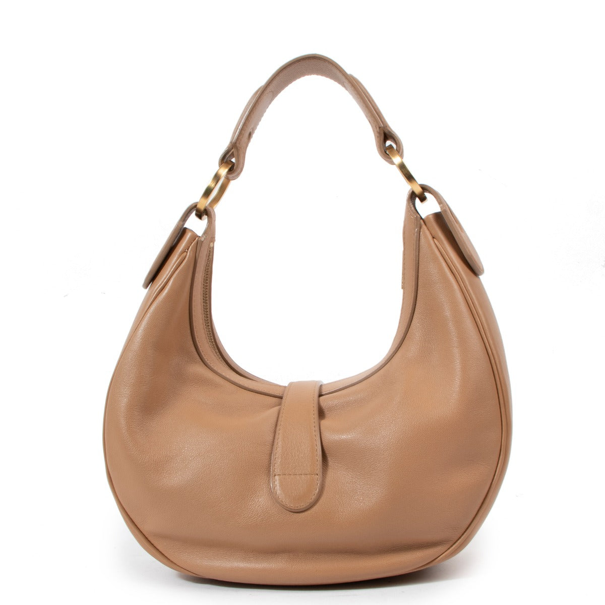 Delvaux Beige Camille XS Schoudertas
