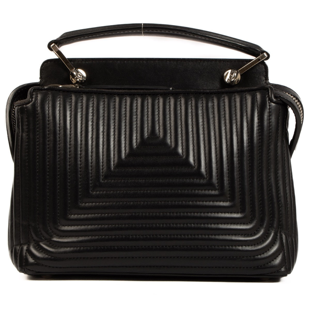 Shop 100% authentic second-hand Fendi Black Nappa Leather Small DOTCOM Bag on Labellov.com
