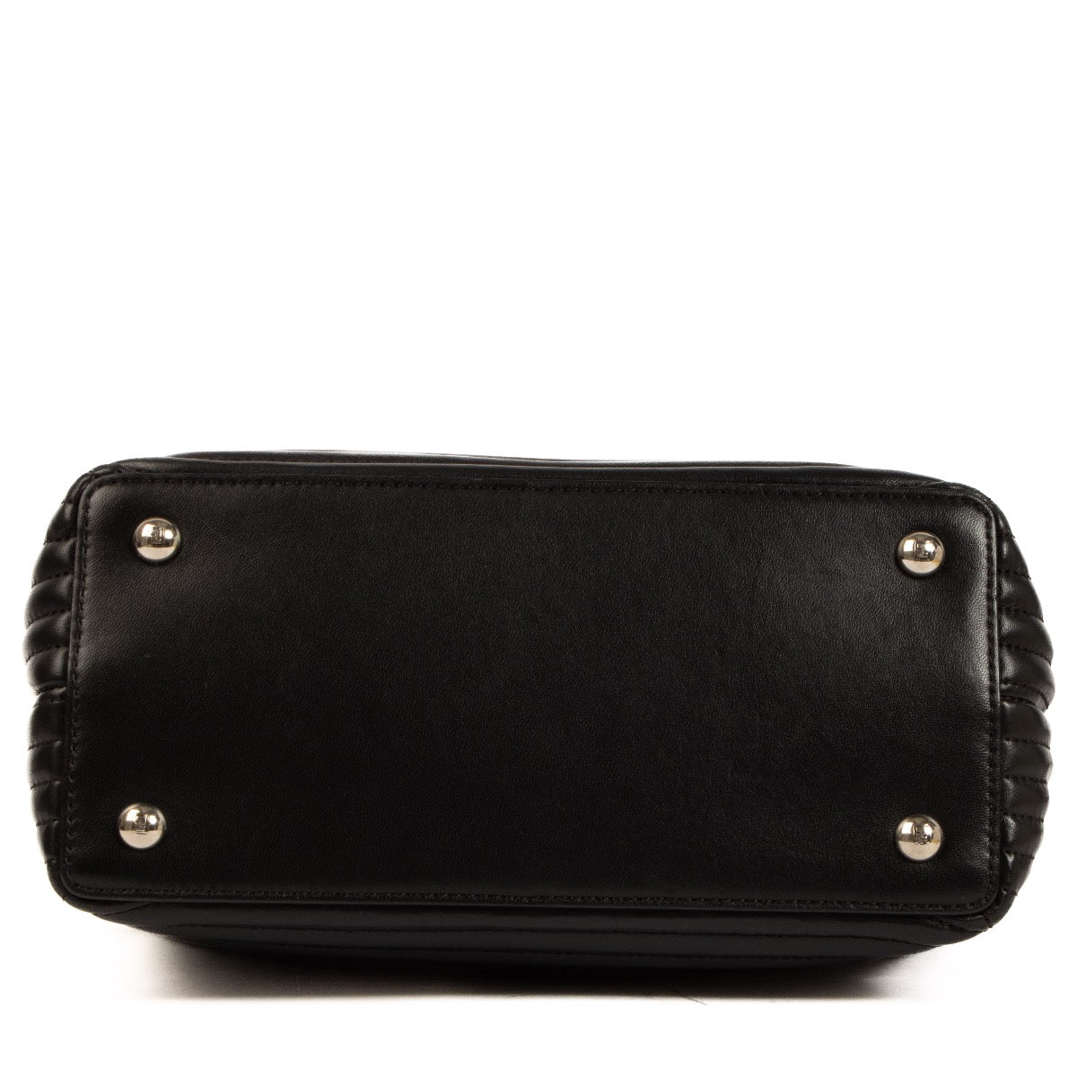 Sac Fendi DotCom petit format en cuir nappa noir