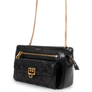Givenchy Black Pocket Leather Crossbody Bag