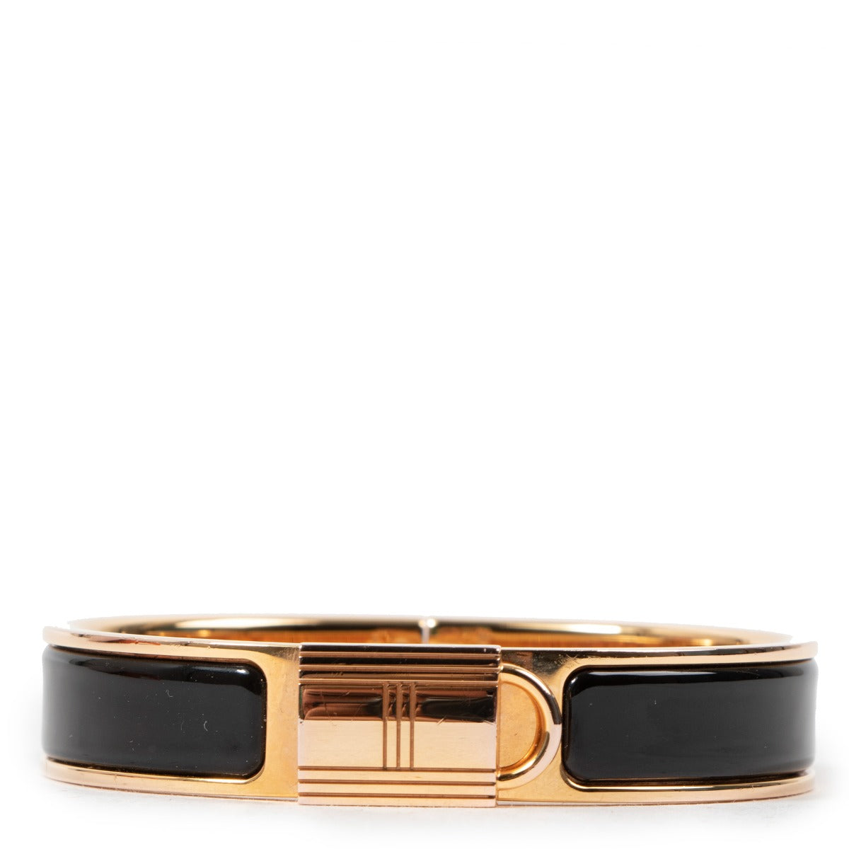 Hermès Clic Cadenas Black Bracelet