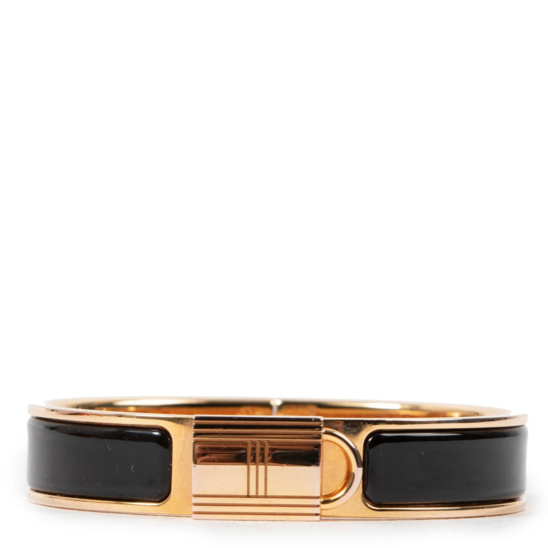 Hermès Clic Cadenas Black Bracelet