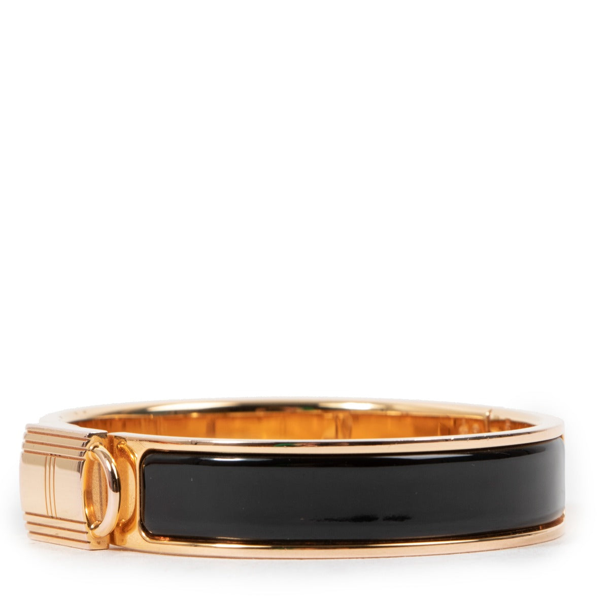 Hermès Clic Cadenas Black Bracelet