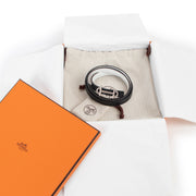 shop safe online buy 100% authentic Hermès Gamma Black Swift/White Epsom Reversible Belt at labellov
