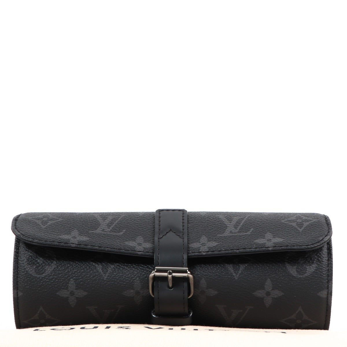 Louis Vuitton Monogram Eclipse Canvas 3-Way Watch Case