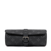 Louis Vuitton Monogram Eclipse Canvas 3-Way Watch Case