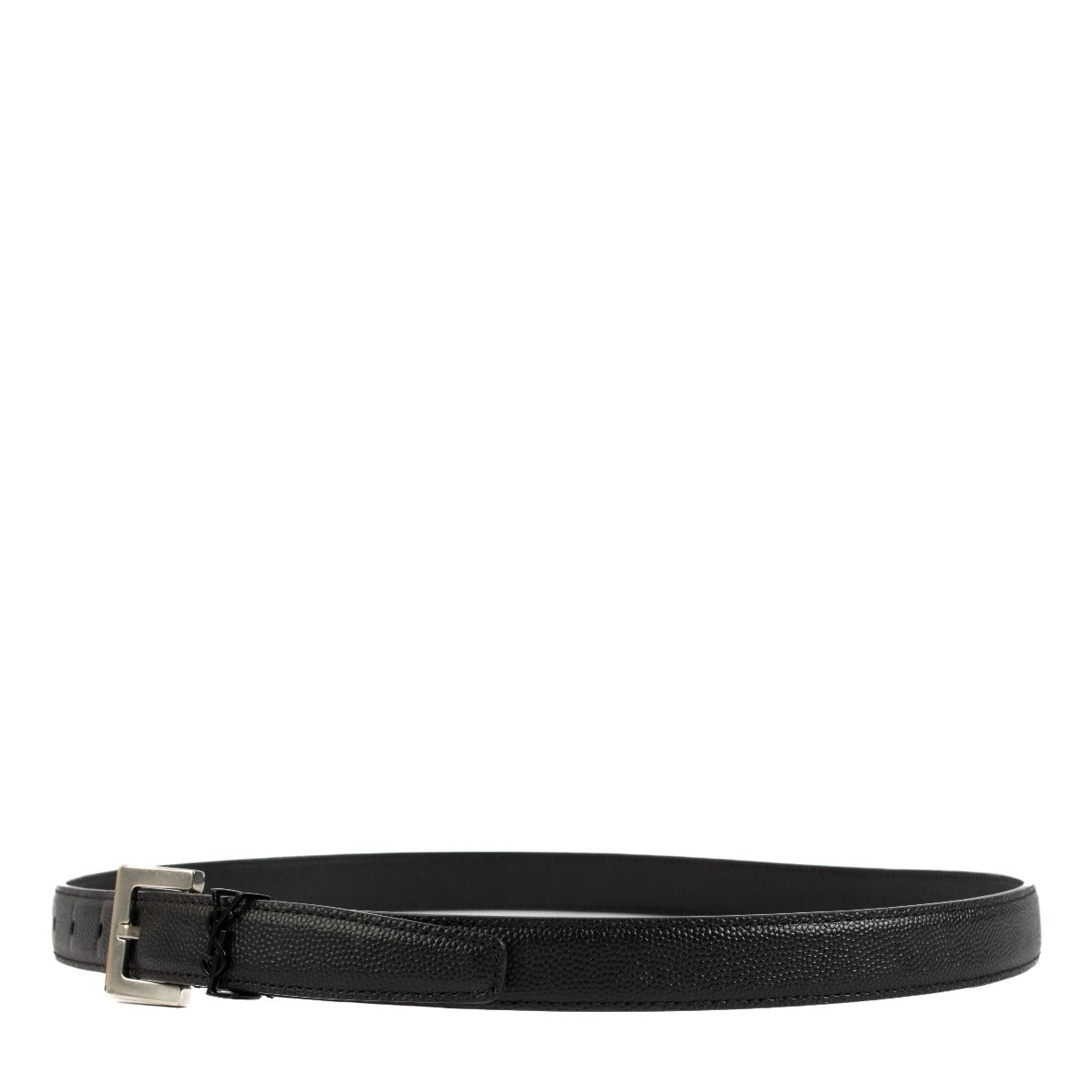 shop 100% authentic Saint Laurent Black Cassandre Belt - Size 75 on Labellov.com