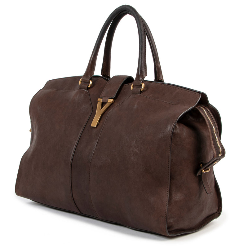 Saint Laurent Y cabas gold lock for the best price at Labellov