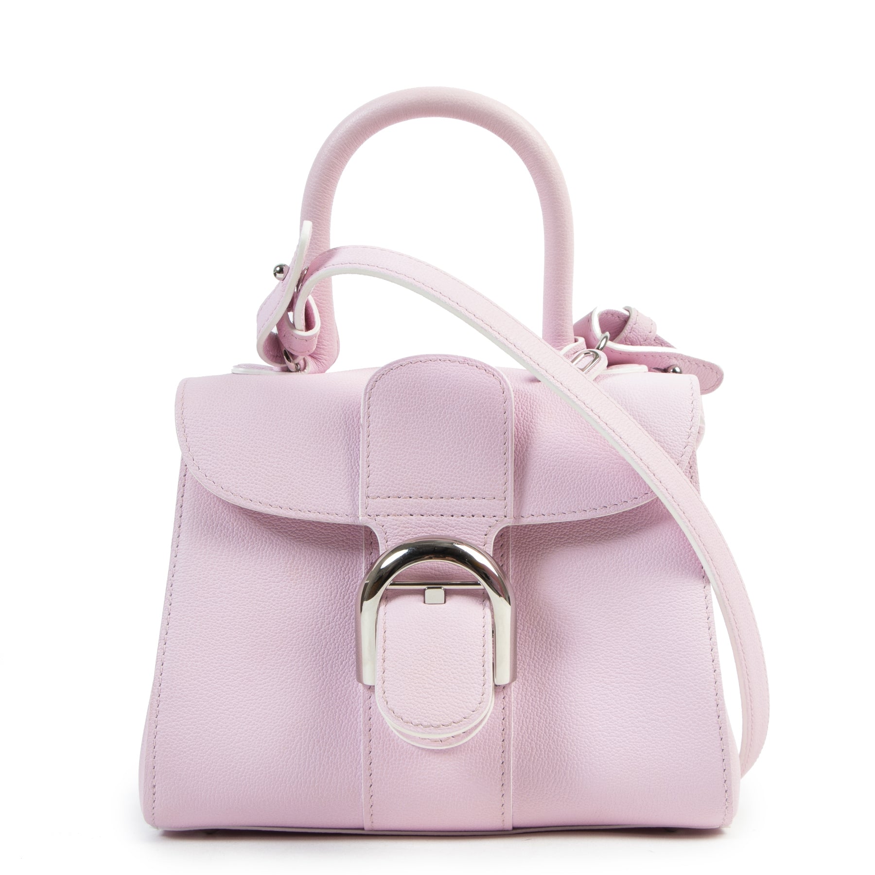 Delvaux Brillant MIni Pink Nakuru + Strap