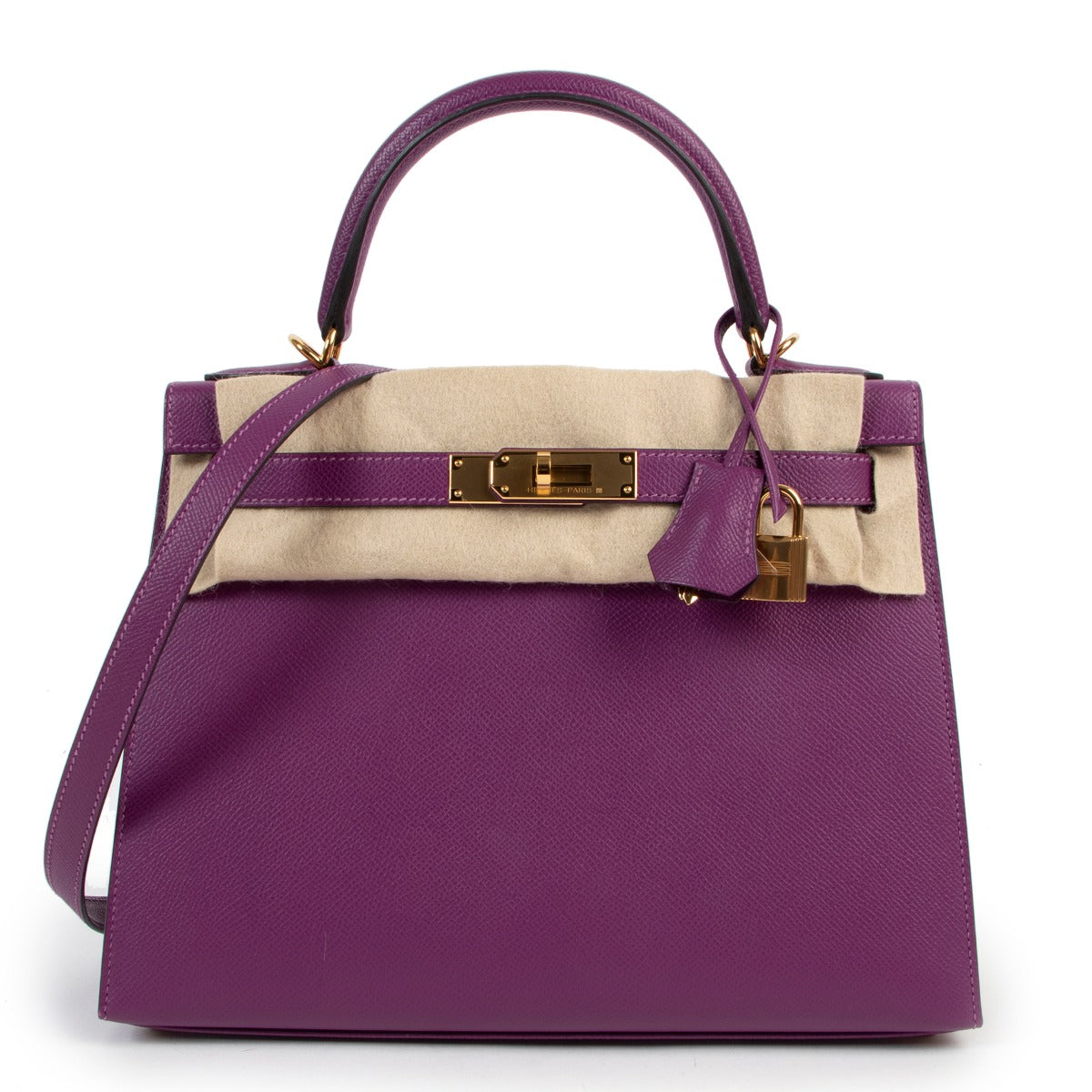 Hermès Kelly Sellier 28 Epsom Anemone GHW