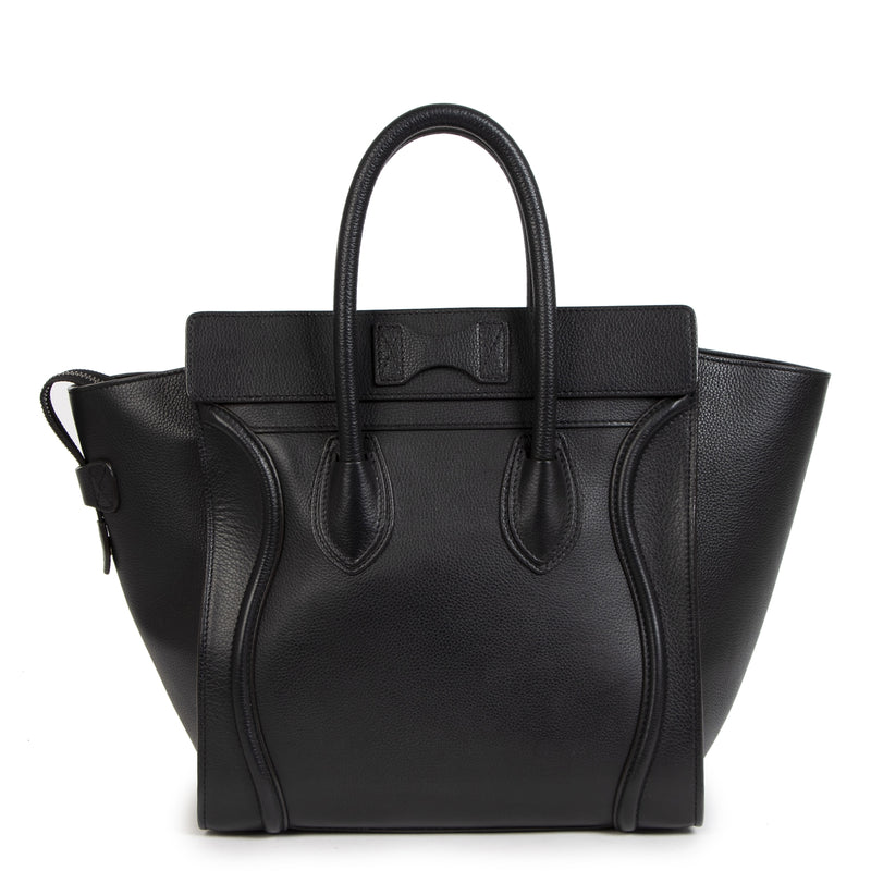 Koop en verkoop uw authentieke Céline Black Leather Mini Luggage Bag