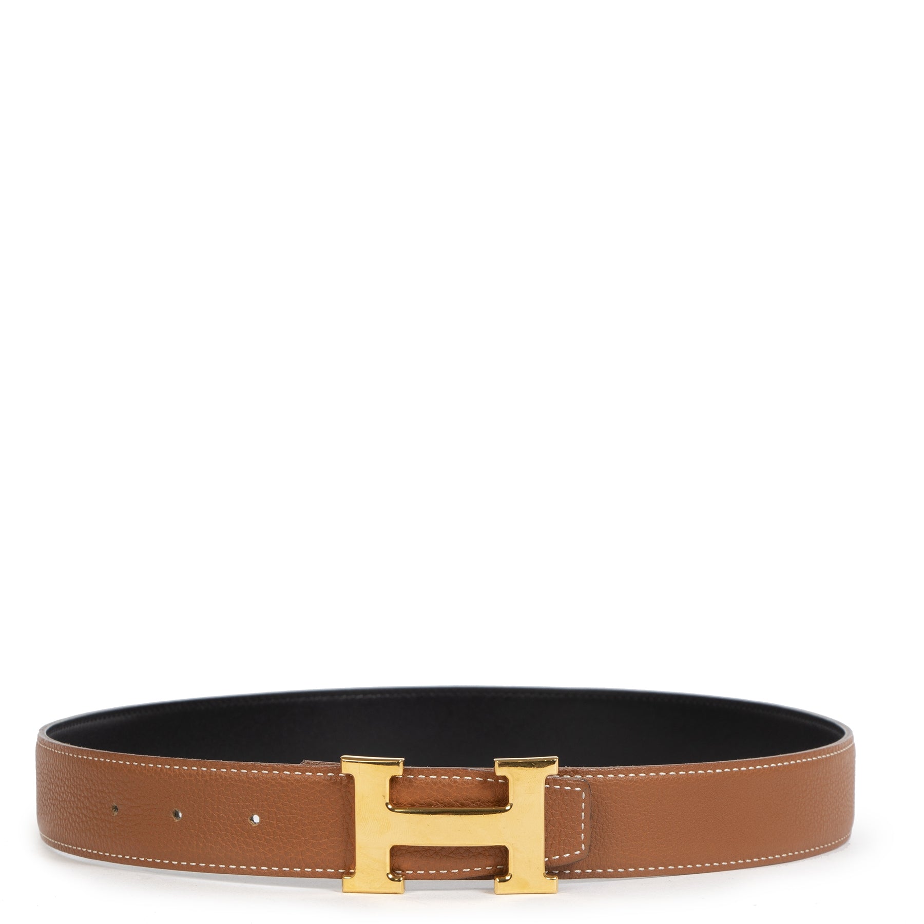 Authentique seconde main vintage Hermès Constance Reversible Belt - Size 75 achète en ligne webshop LabelLOV
