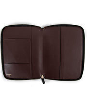 Chanel Black Caviar Quilted Zip Around Notebook Agenda Cover at Labellov